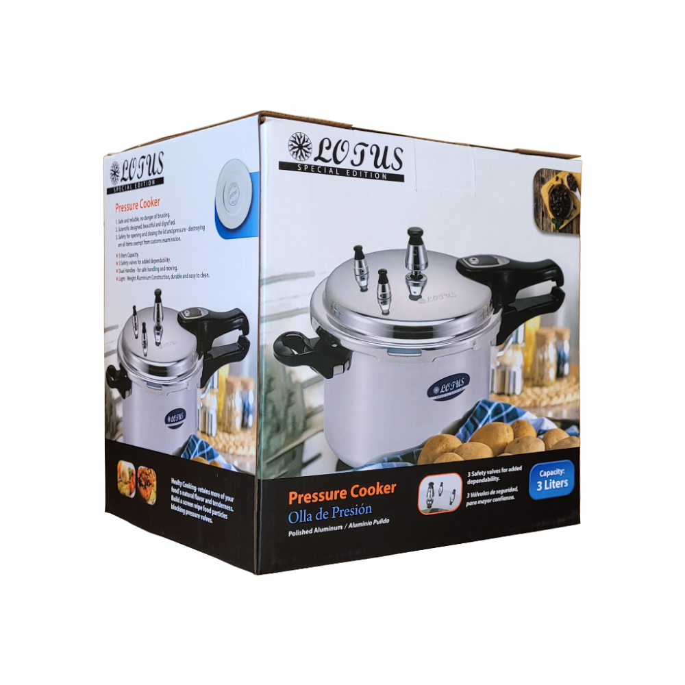 Olla de presión de 3 litros Lotus Home Collection - Miniatura 4