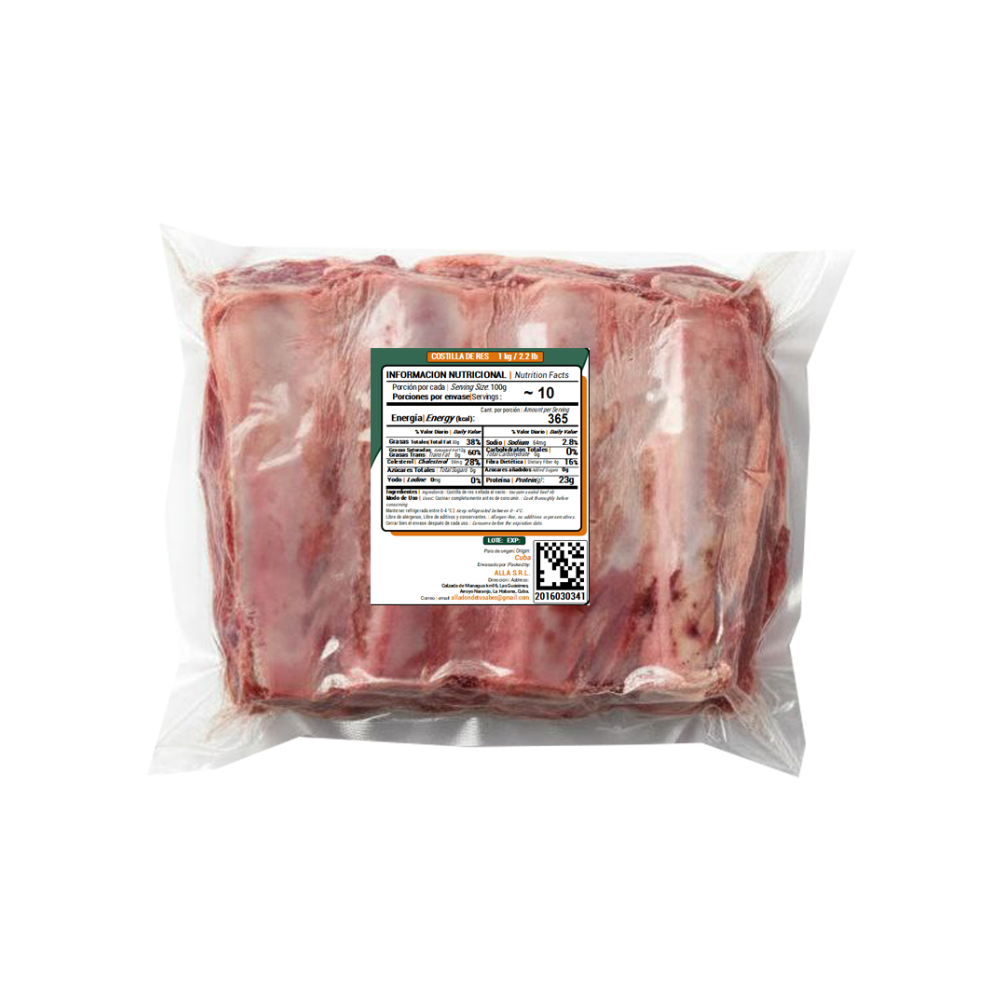 Costilla de res ALLÁ (1 kg / 2.2 lb) - Miniatura 3