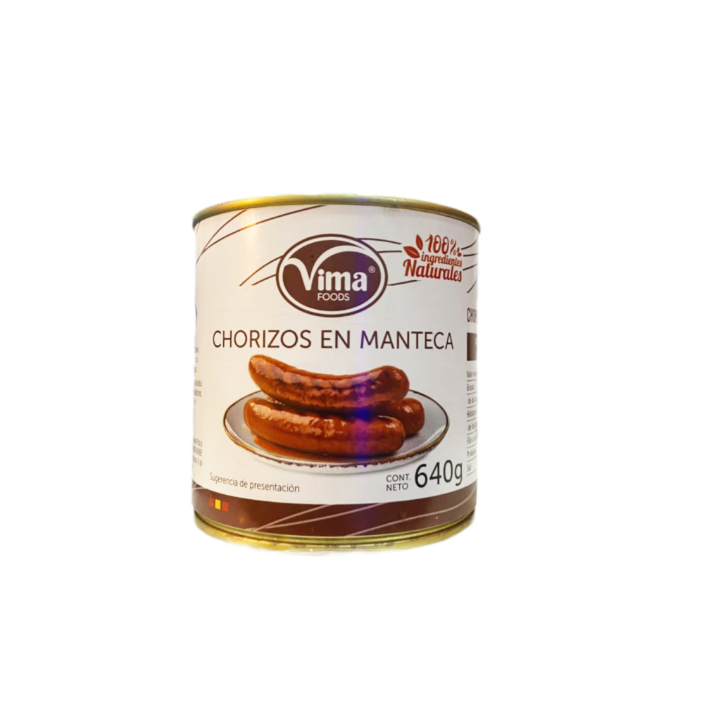Chorizos en manteca Vima Foods (640 g / 1.41 lb) - Miniatura 4