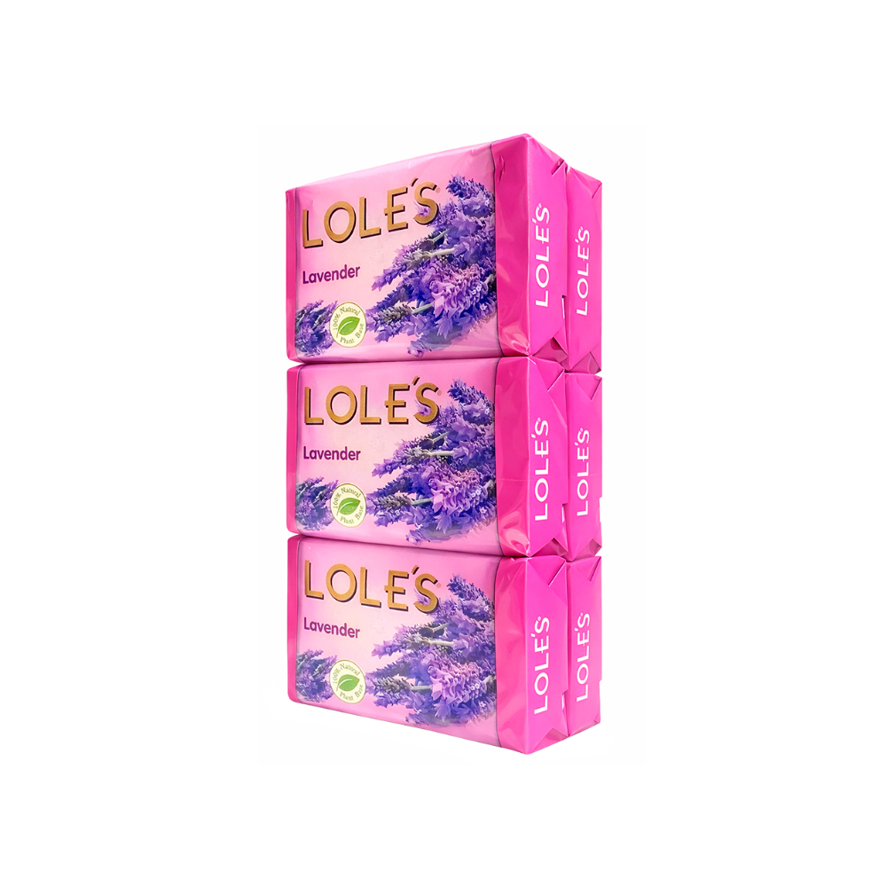 Jabón tocador de lavanda Lole's (6 x 75 g / 2.6 oz) - Miniatura 2