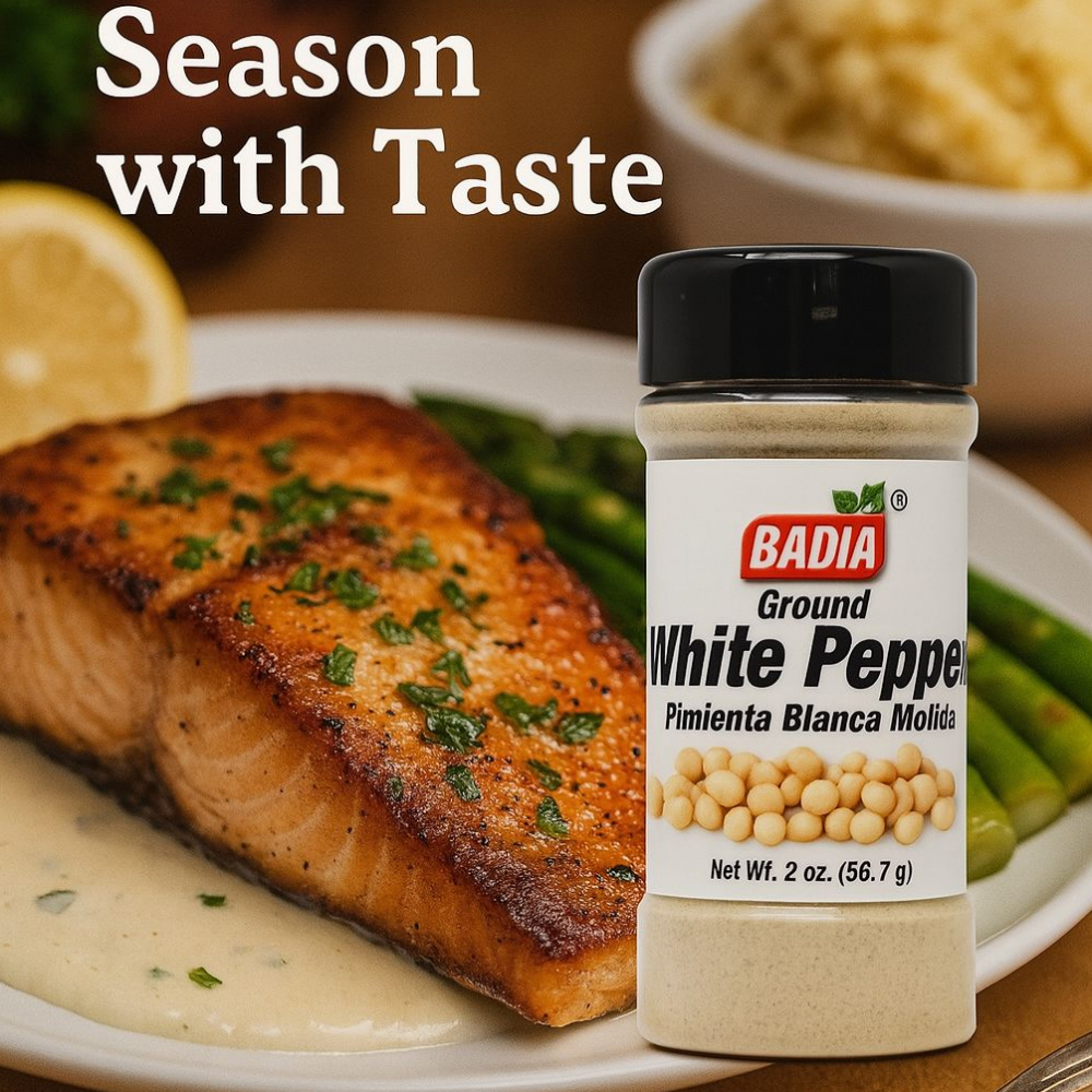 Pimienta blanca molida Badia (56.7 g / 2 oz) - Miniatura 4