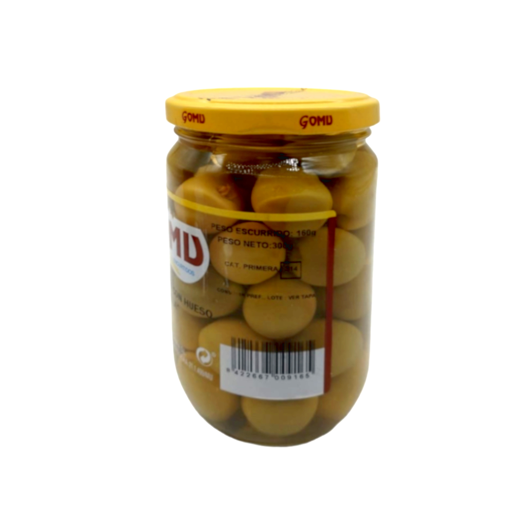 Aceitunas verdes con hueso Gomu (300 g / 10.58 oz) - Miniatura 2