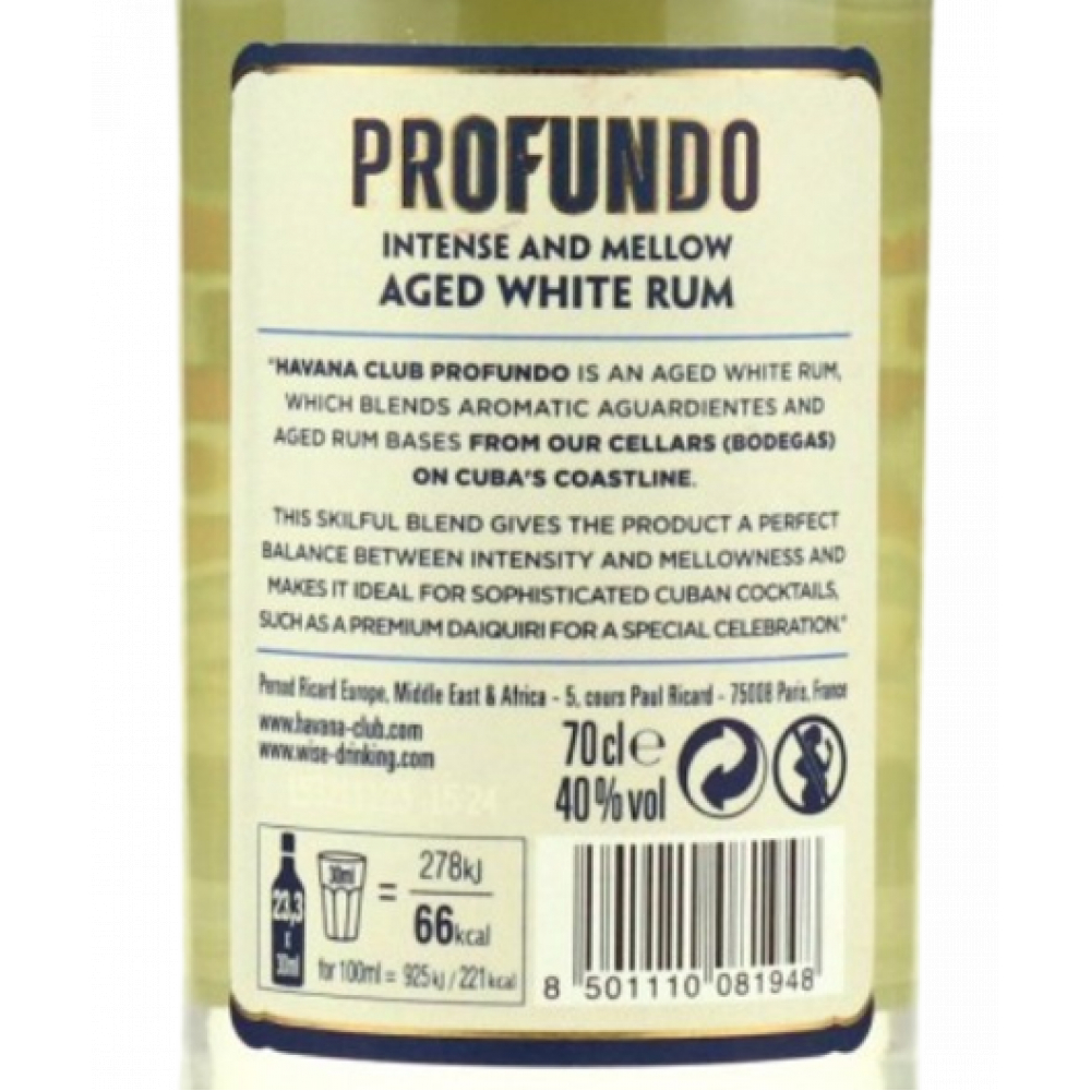 Ron Profundo 40% vol Havana Club (700 ml) - Miniatura 2