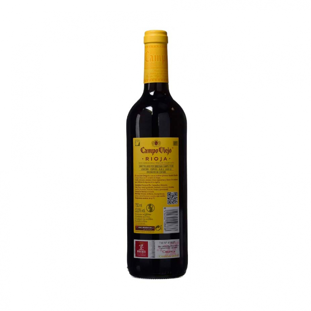Vino tinto 13.5 % vol Tempranillo Campo Viejo (750 ml) - Miniatura 3