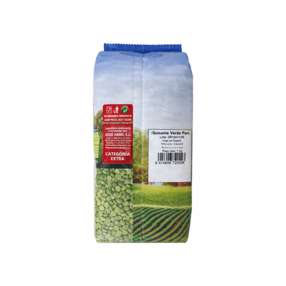 Guisante -Chícharo verde partido- Don José (1 kg / 2.2 lb) - Miniatura 2