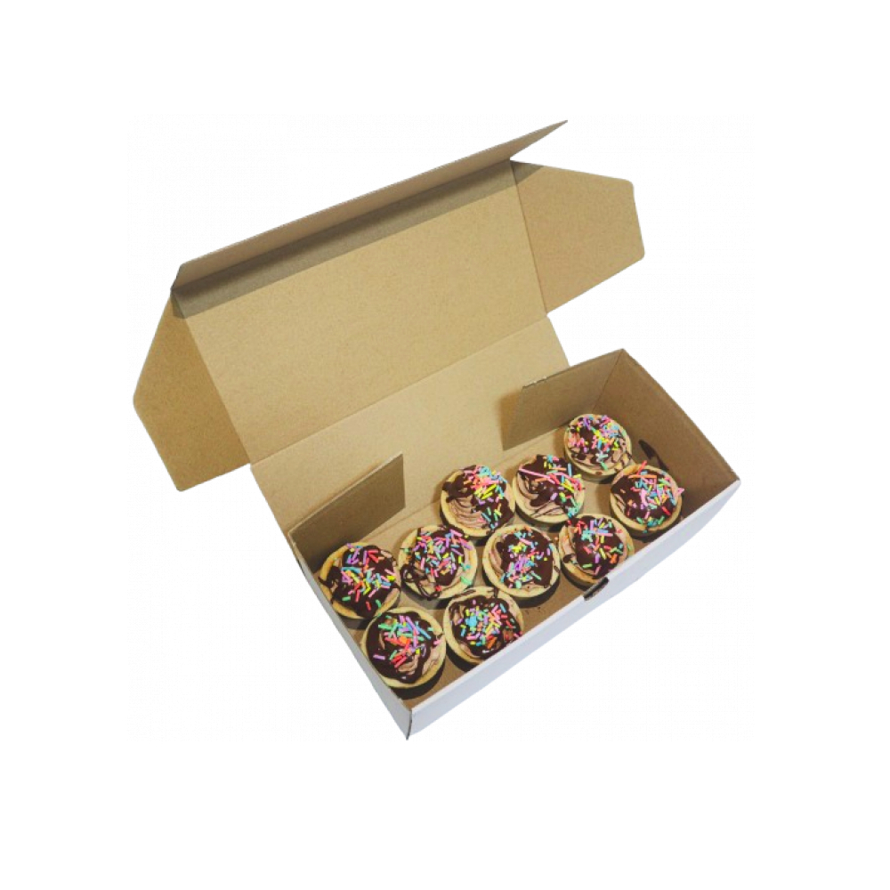 Dulce tartaleta de nata de chocolate Yanelis Cake (10 U) - Miniatura 3