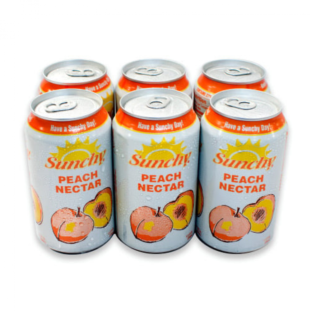 Néctar de melocotón Sunchy (6 x 334 ml) - Imagen 1