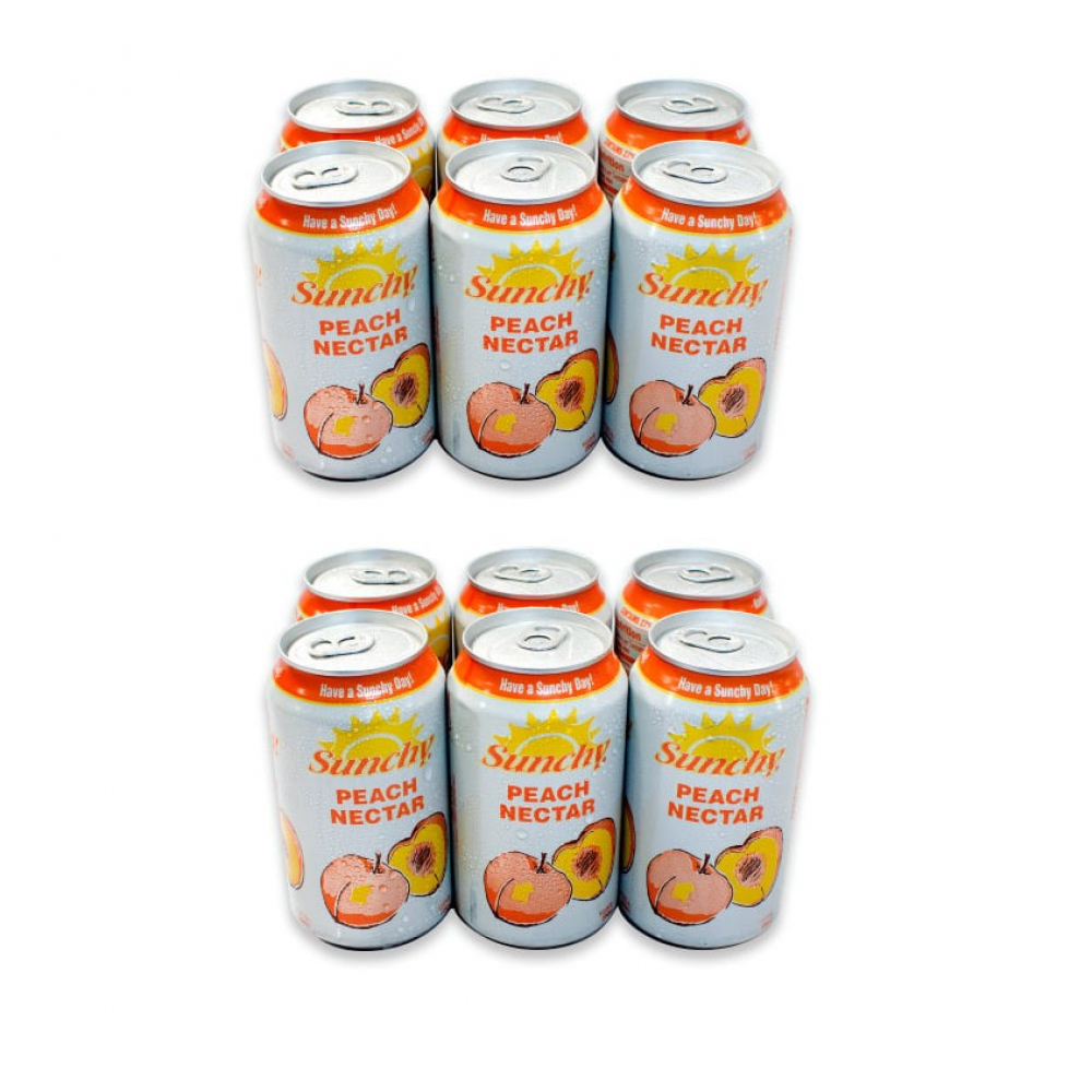 Néctar de melocotón Sunchy (12 x 334 ml) - Imagen 1