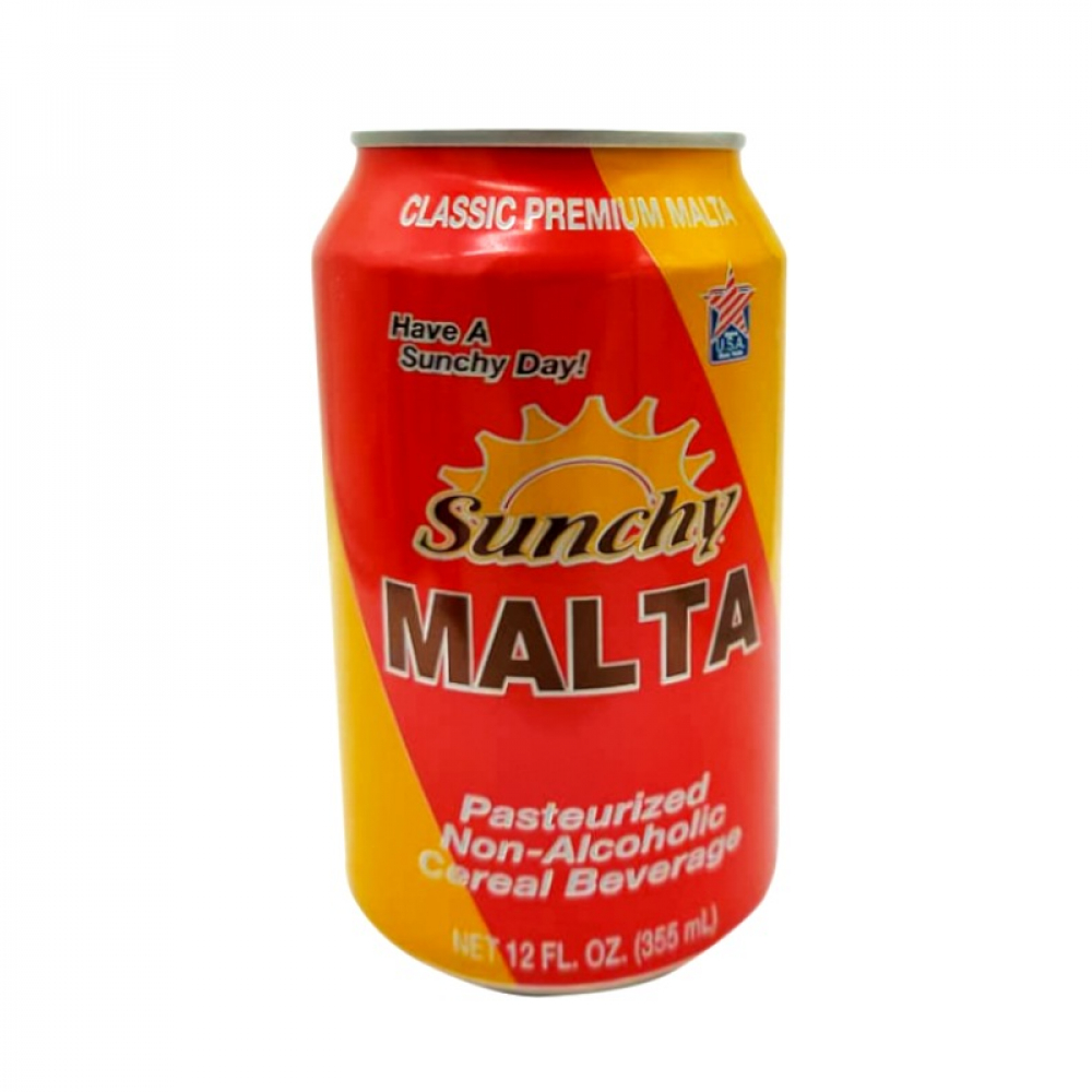 Malta Sunchy (355 ml / 12 fl oz) - Imagen 1