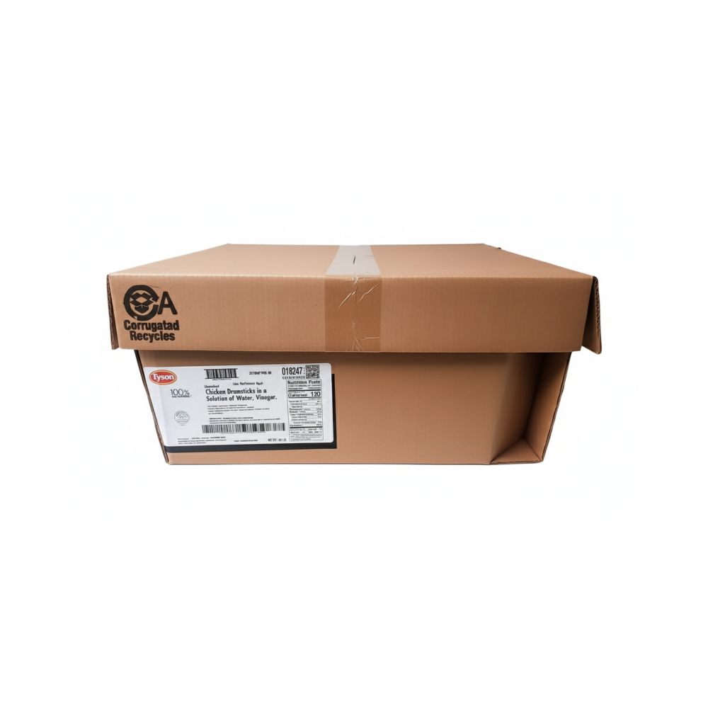 Caja de muslos de pollo en solución de agua y vinagre Tyson (18.14 kg / 40 lb) - Miniatura 3