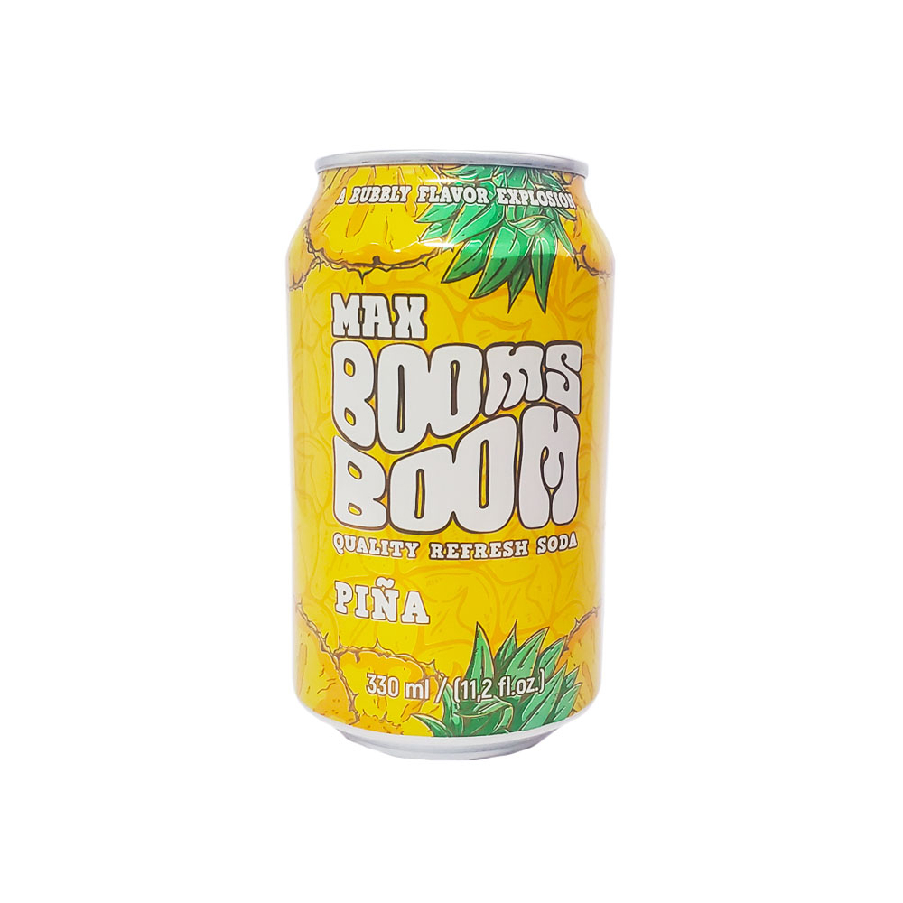 Refresco de piña Max Booms Boom (330 ml) - Imagen 1