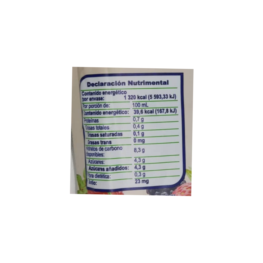 Avena en polvo sabor frutos rojos Bueno (400 g / 14.1 oz) - Miniatura 4