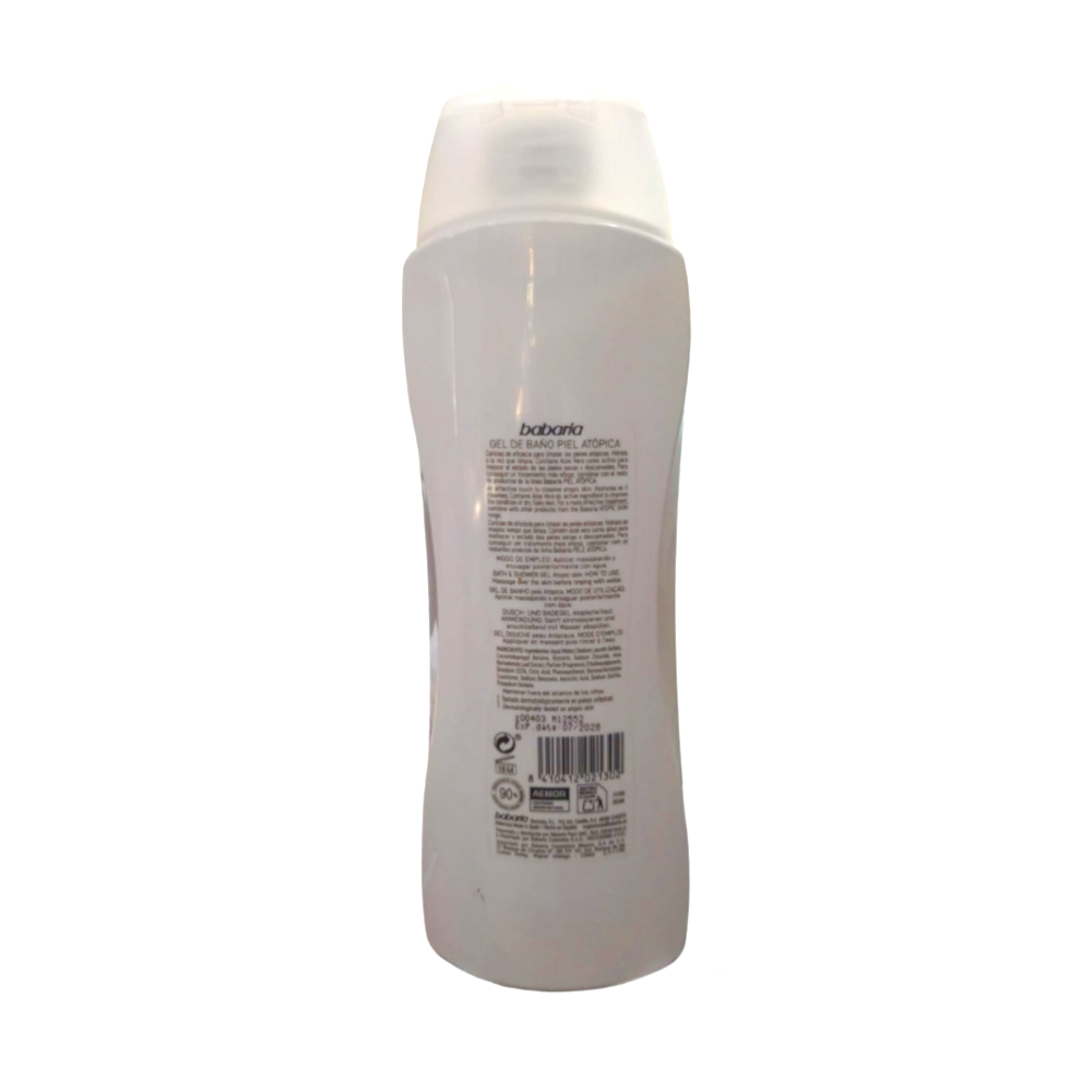 Gel de baño para piel atópica Babaria (600 ml) - Miniatura 2