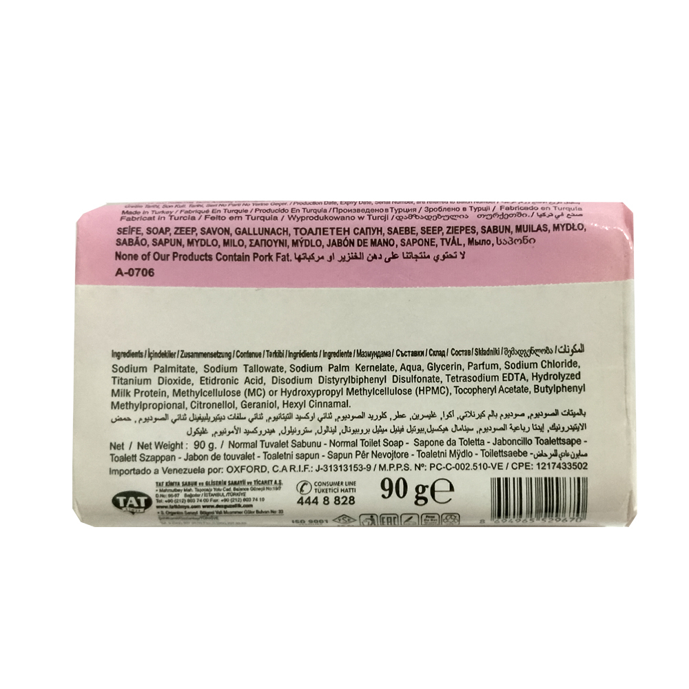 Jabón de tocador rosa y leche Dex (90 g / 3.17 oz) - Miniatura 4