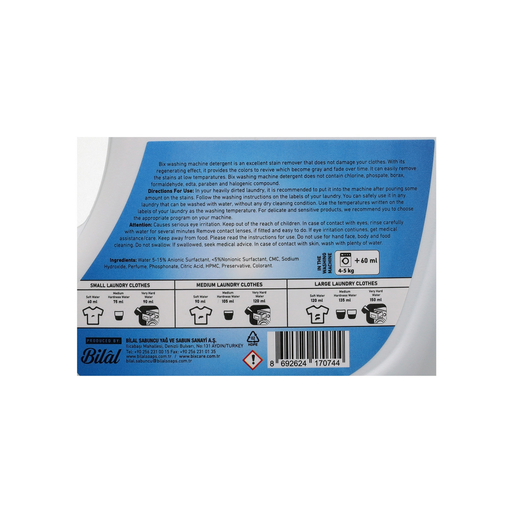 Detergente líquido para ropa de color Bix (2 L) - Miniatura 3