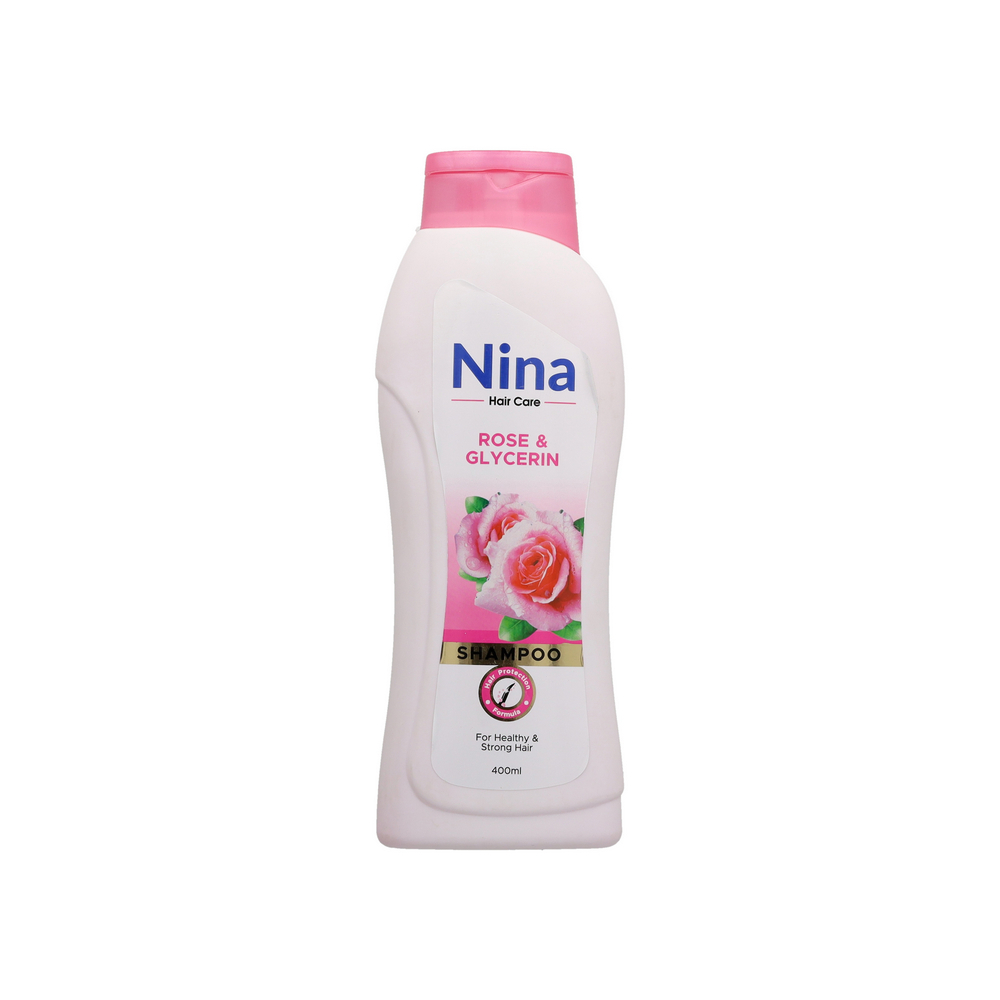 Champú de rosa y glicerina Nina (400 ml) - Miniatura 3