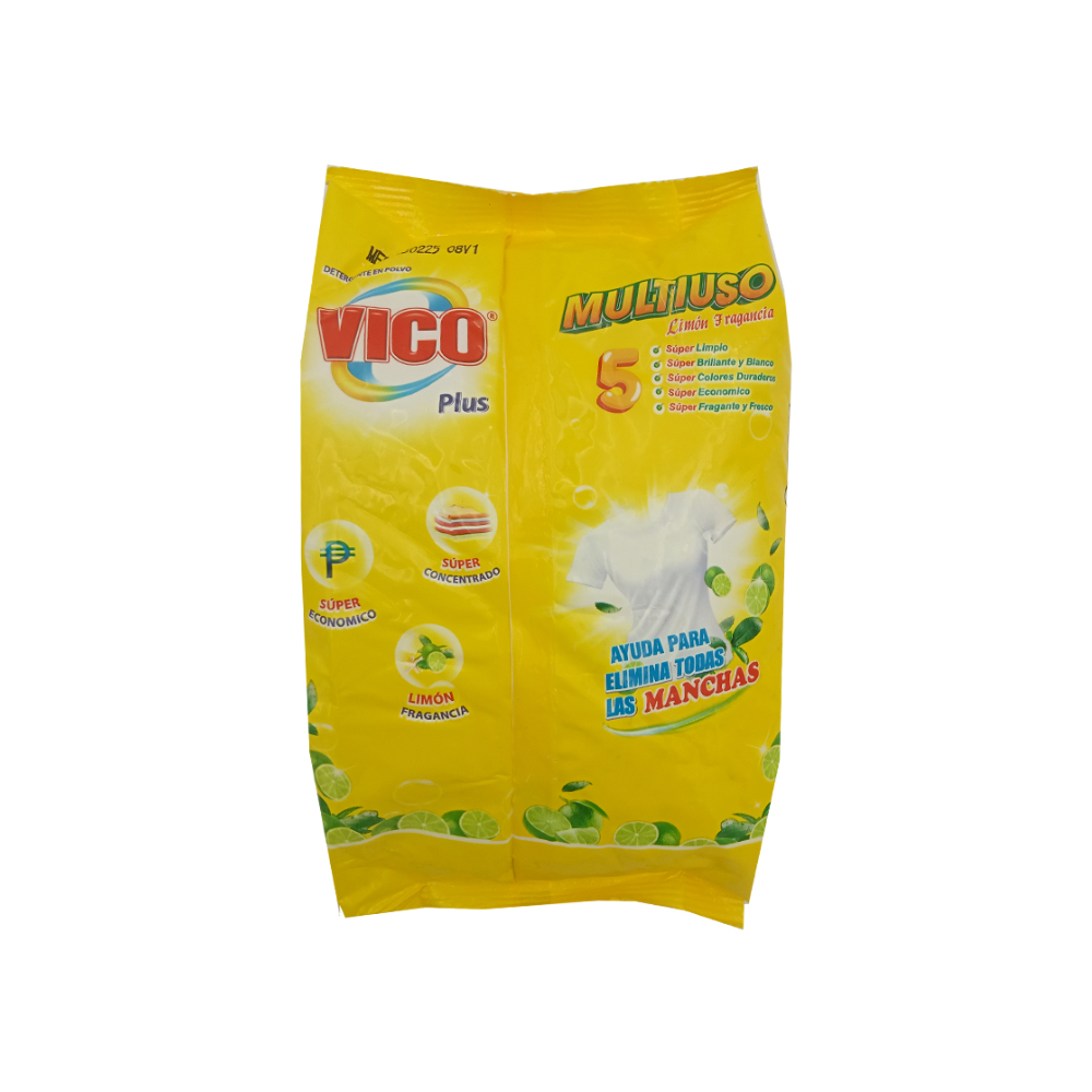 Detergente en polvo multiuso fragancia limón Vico (500 g / 1.1 lb) - Miniatura 2