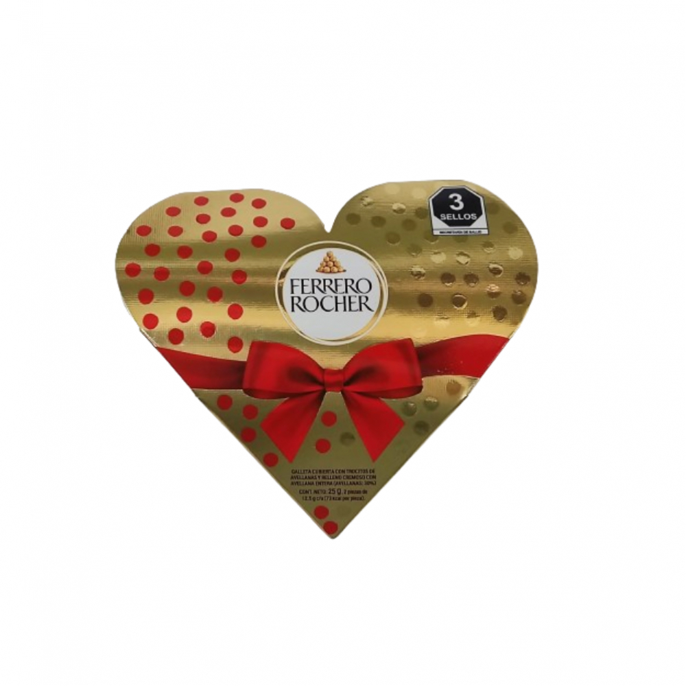 Caja de bombones en forma de corazón Ferrero Rocher (25 g ...