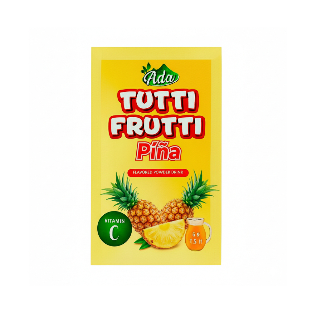 CompreMarket - Refresco instantáneo sabor piña Tutti Frutti Ada (6 g)