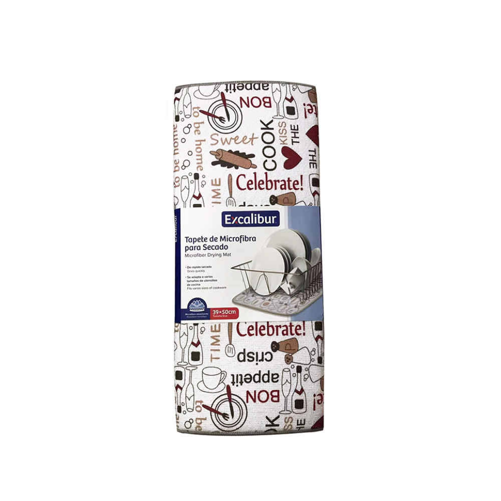 Tapete de microfibra para secado de 39 cm x 50 cm Excalibur - Miniatura 3