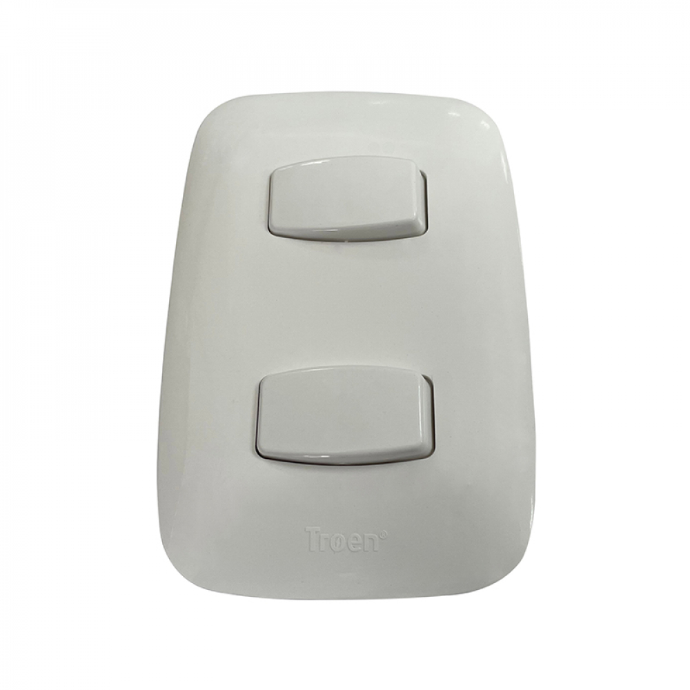 Interruptor doble de 10 A Troen - Imagen 1