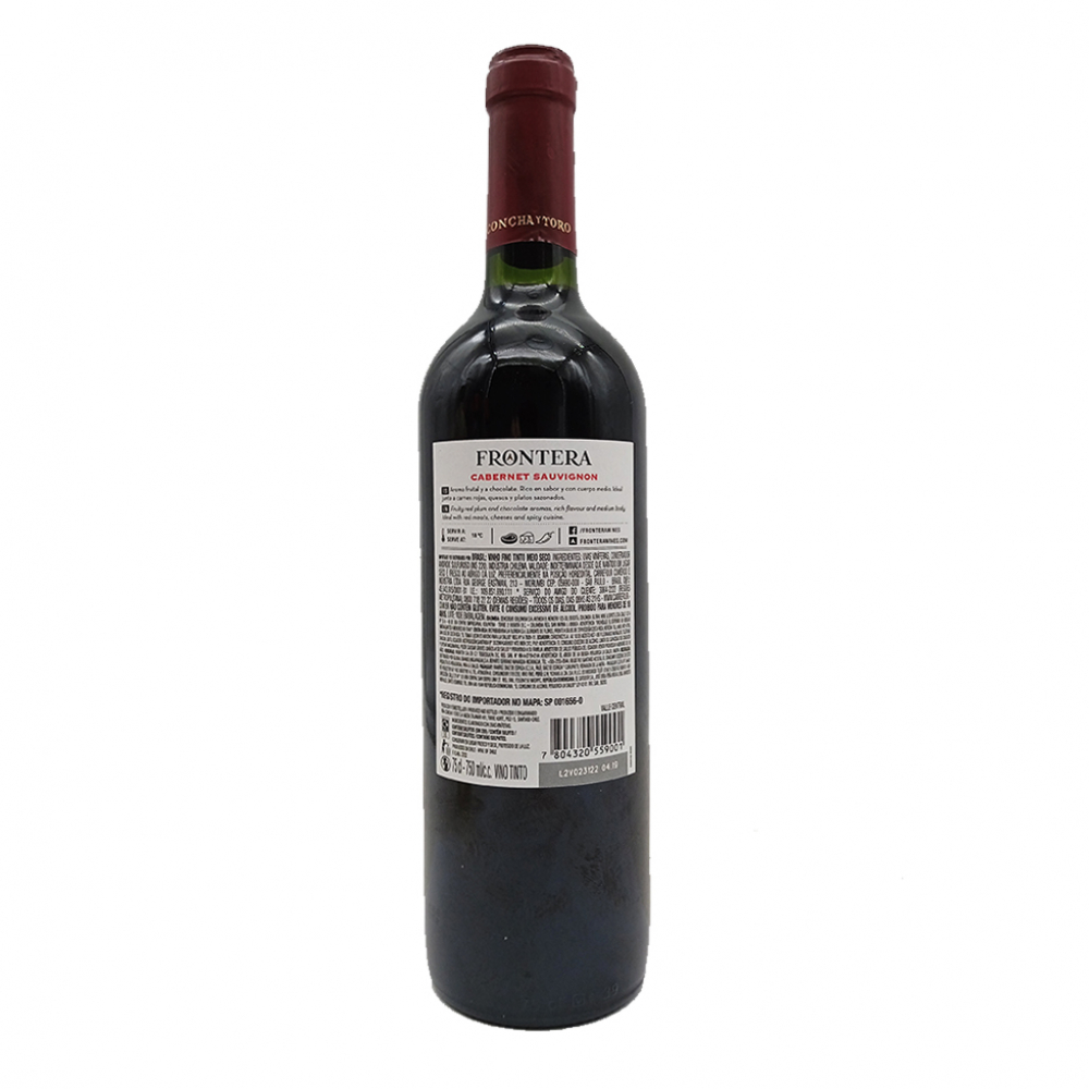Vino tinto Frontera Cabernet Sauvignon (750 ml) - Miniatura 2