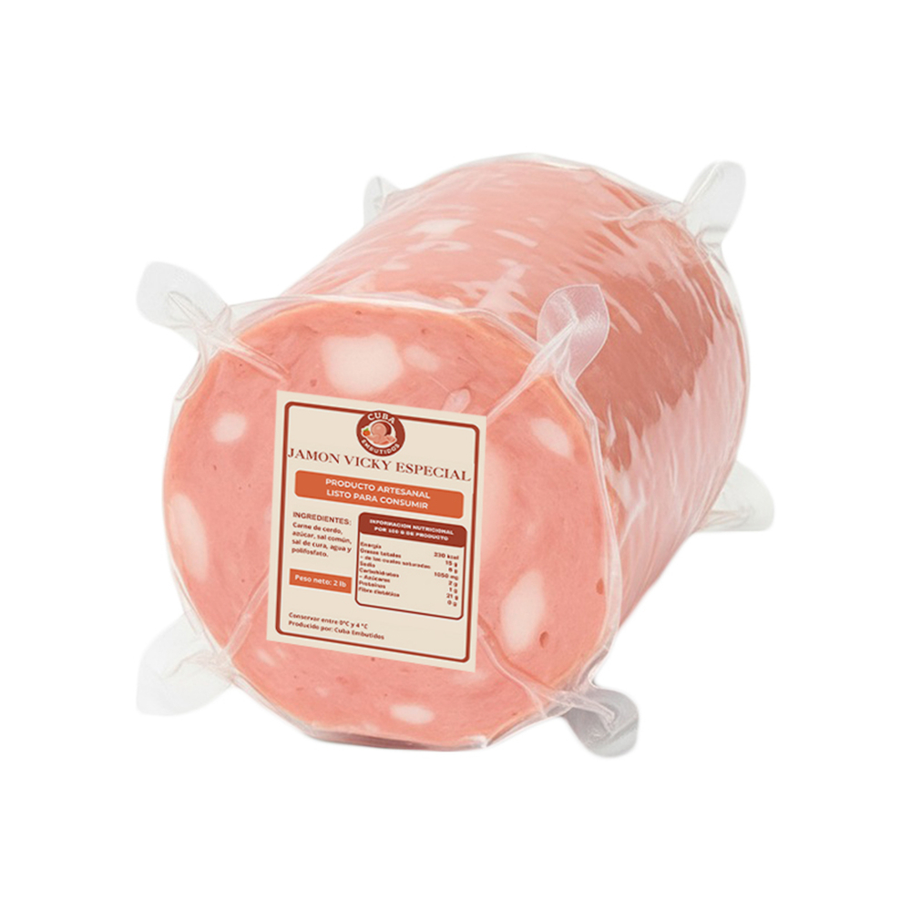 Jamón vicky especial Cuba Embutidos (907 g / 2 lb) - Miniatura 2