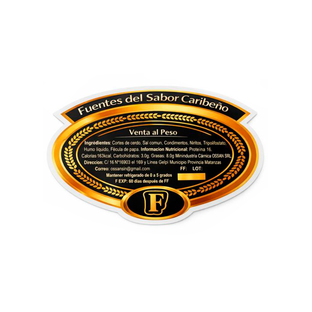 Jamón Fuentes del Sabor Caribeño (1 kg / 2.2 lb) - Miniatura 4