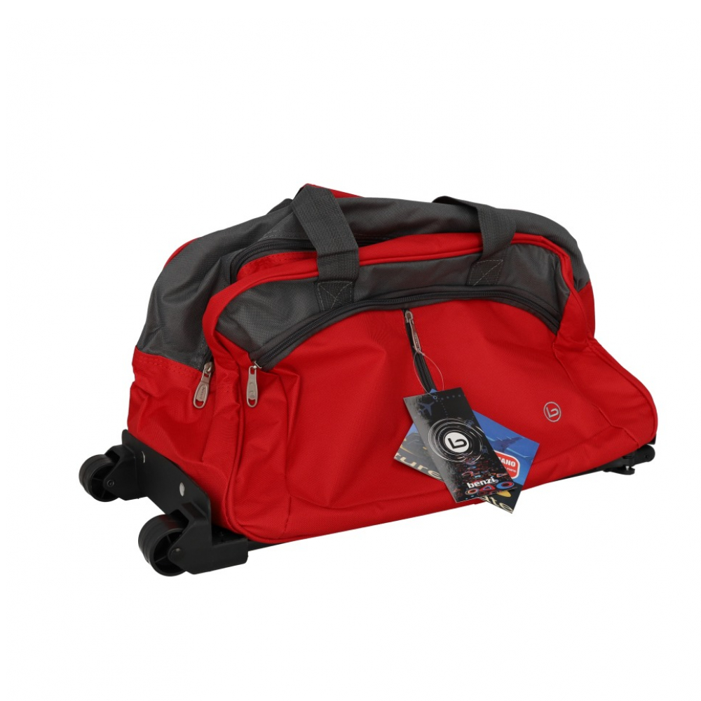 Bolso de viaje con ruedas azul Benzi - Miniatura 2