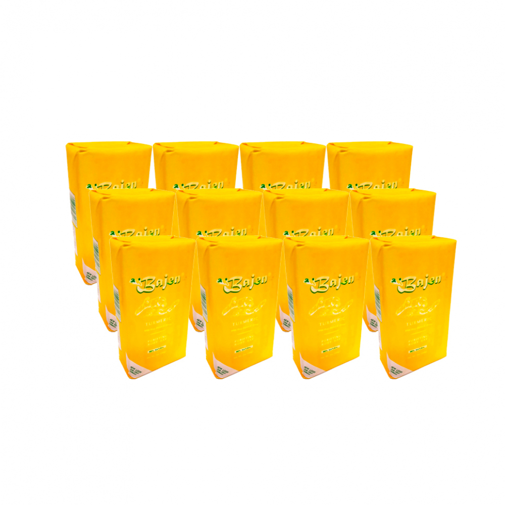 Jabón de tocador especial cúrcuma Bajen (12 x 200 g / 7.05 oz) - Imagen principal