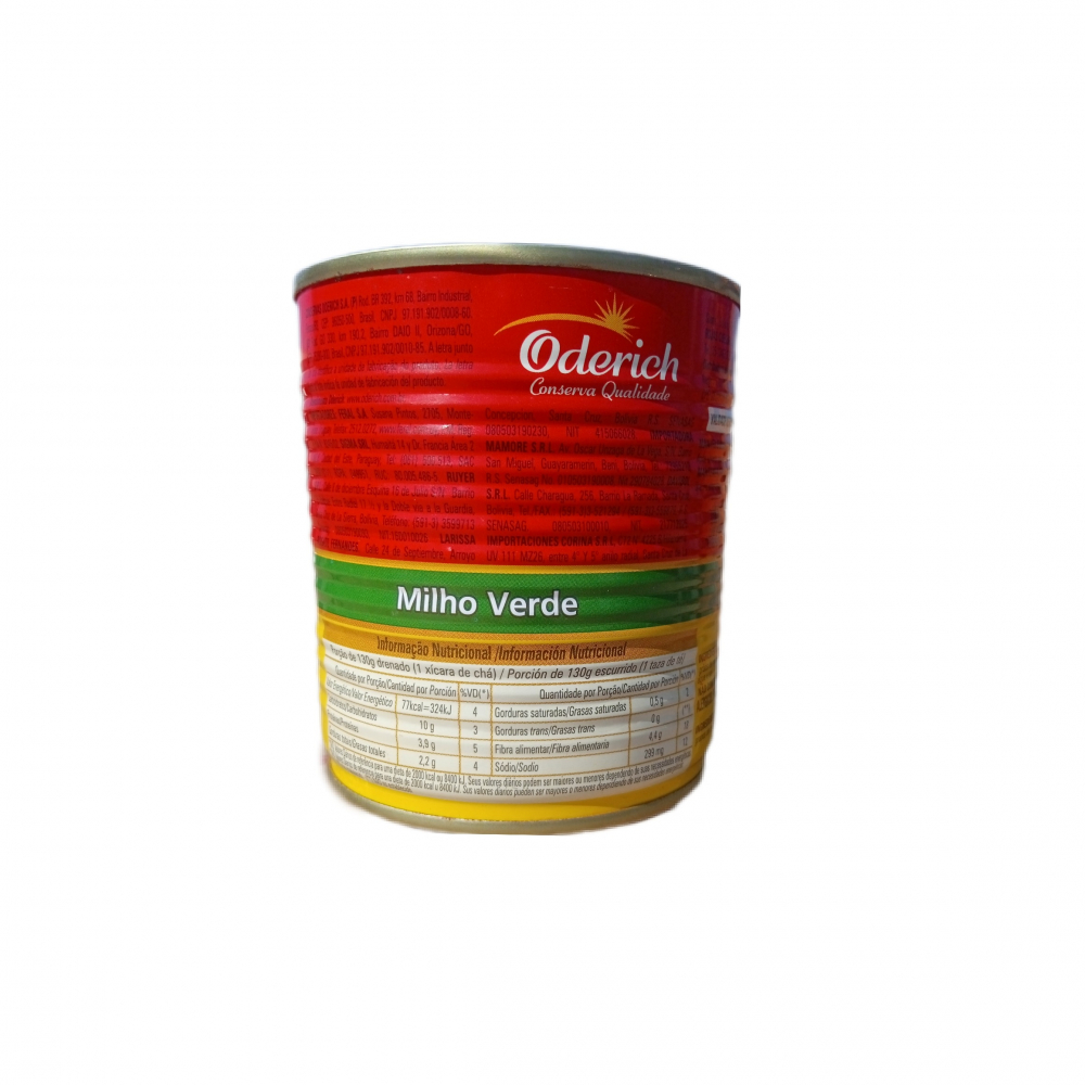 Maíz cocido Oderich (300 g / 10.58 oz) - Miniatura 4
