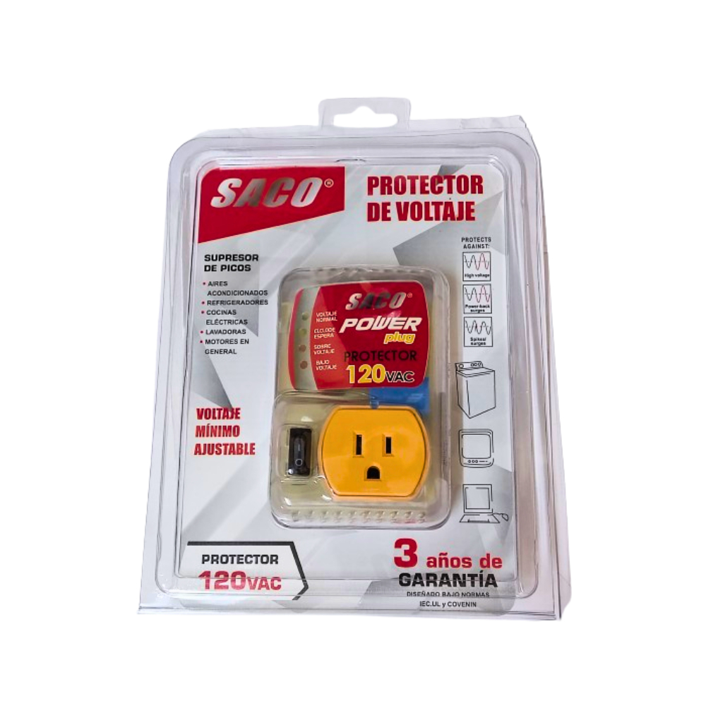 Protector de voltaje 04- FR -21567 -120 V - SACO - Miniatura 2