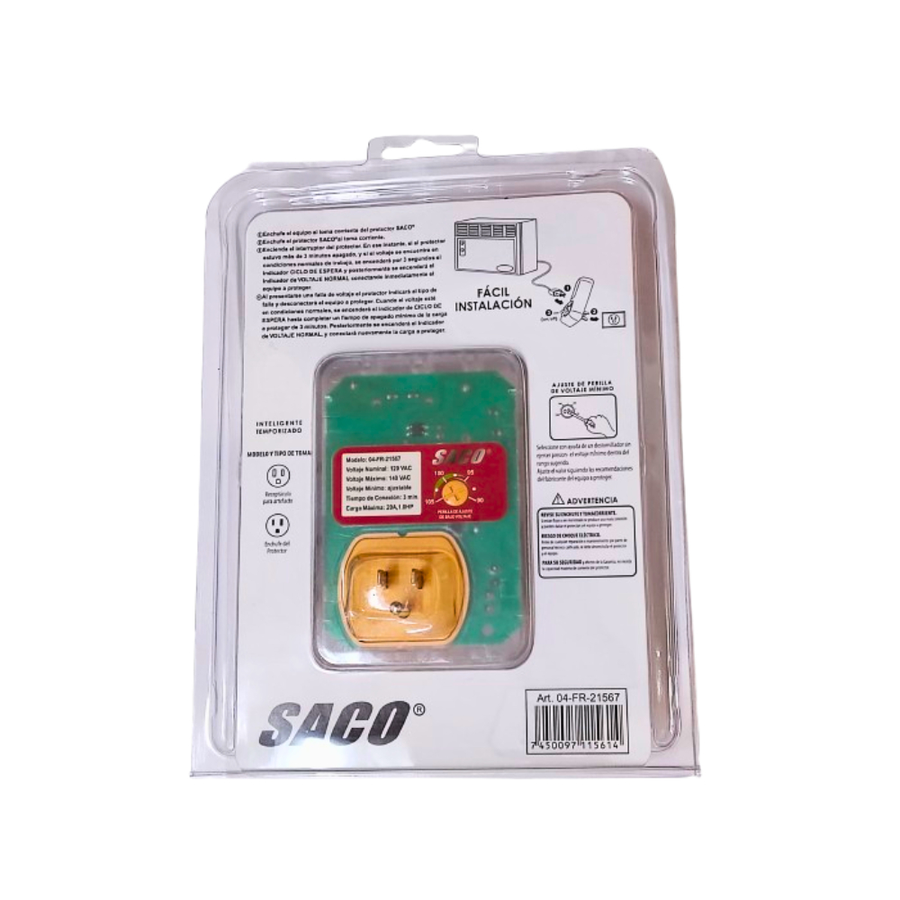 Protector de voltaje 04- FR -21567 -120 V - SACO - Miniatura 4