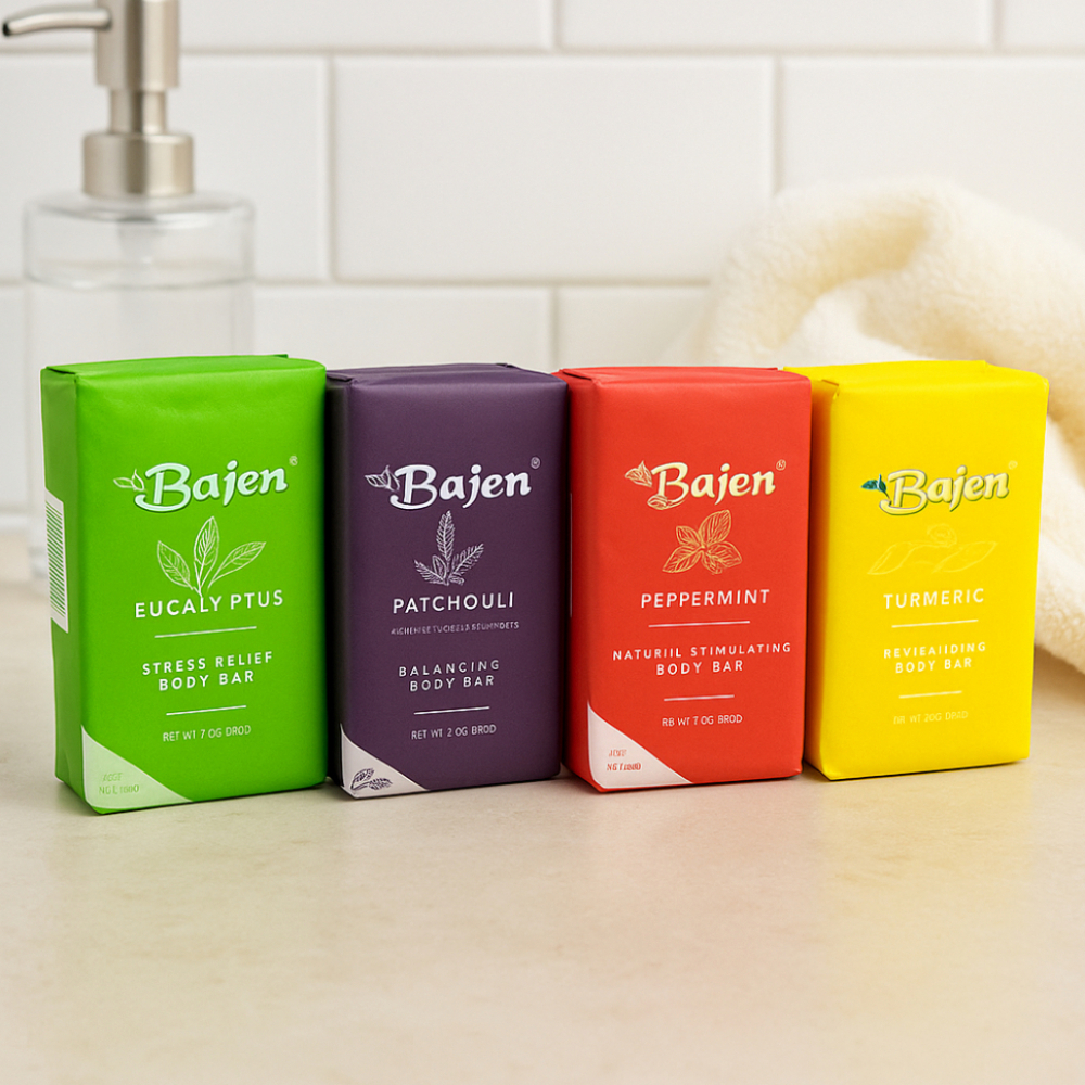 Jabón de tocador especial menta Bajen (3 x 200 g / 7.05 oz) - Miniatura 3