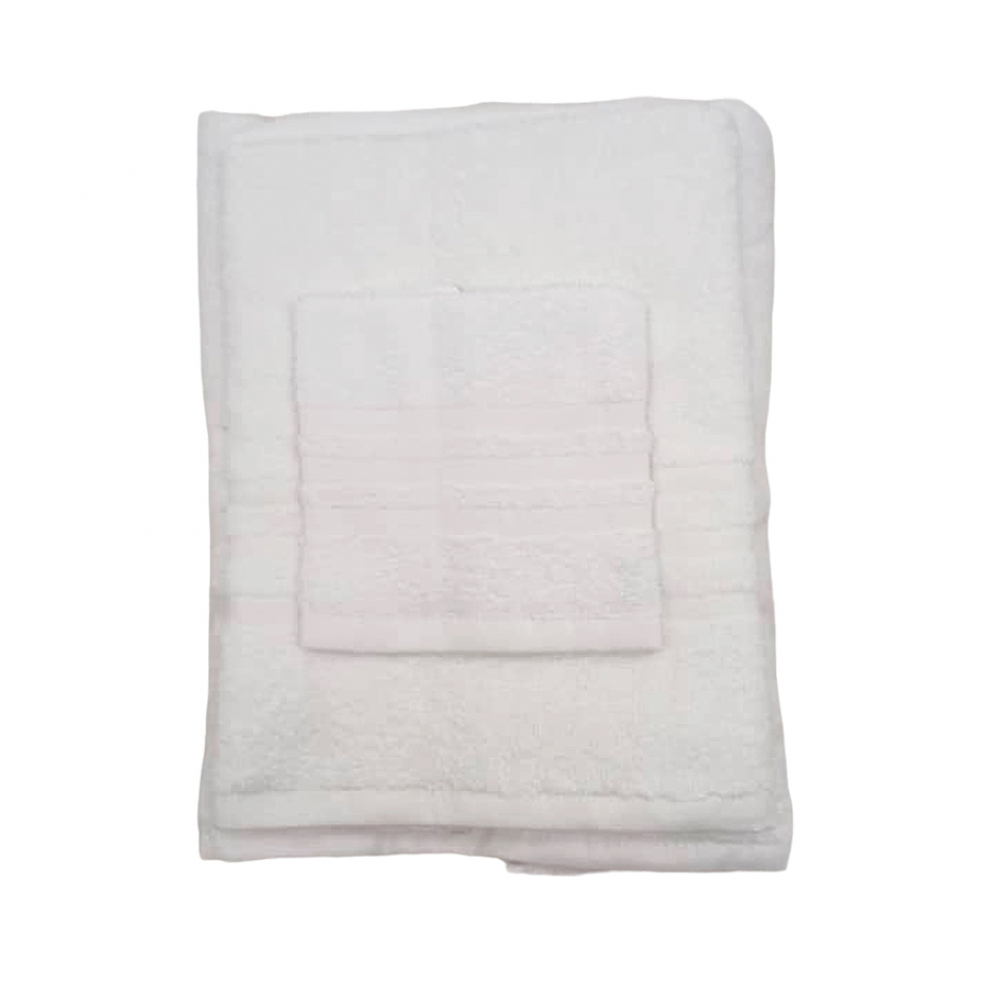 Set de 3 piezas de toallas blancas Yara - Miniatura 3