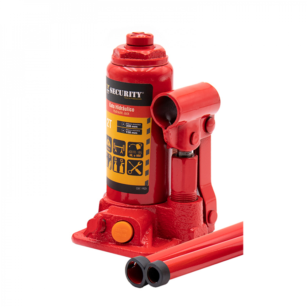Gata o gato hidráulico para elevación de cargas de hasta 2 toneladas - Miniatura 2