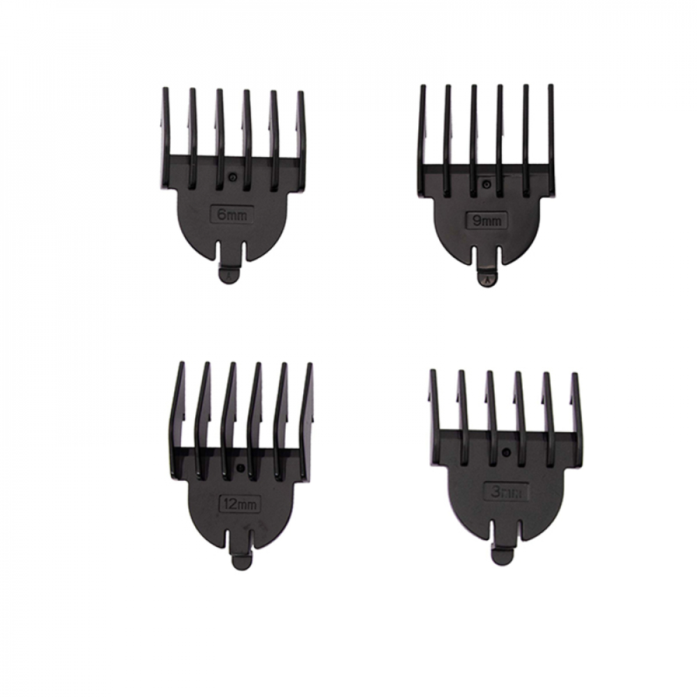 Set de máquina inalámbrica y recargable para cortar cabello incluye 6 cabezales de corte Evok - Miniatura 4