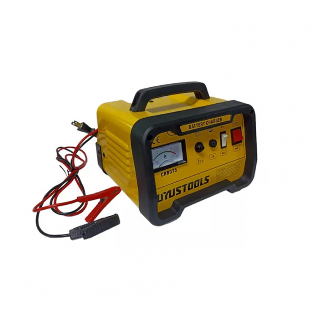 Cargador portátil de batería para motos y carros 12 V / 9.6 A y 24 V / 7.5 A Uyustools CRB075 - Miniatura 4