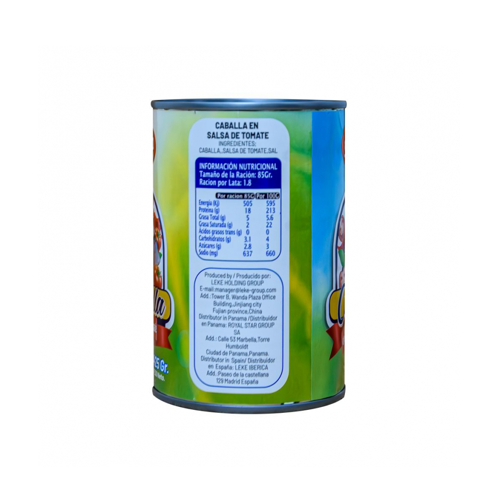 Caballa en salsa de tomate (5 x 425 g / 14.99 oz) - Miniatura 3