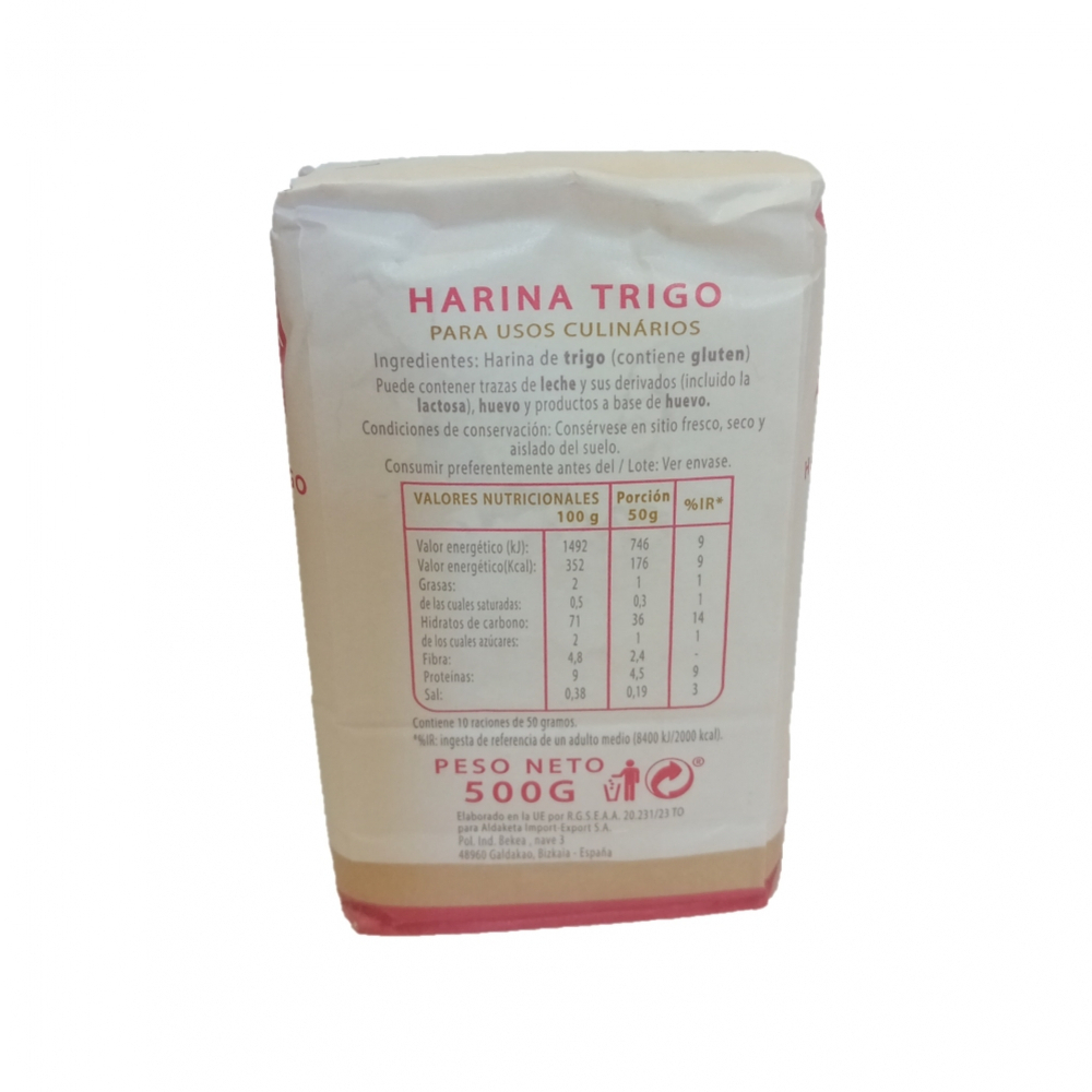 Harina de trigo (3 x 500 g / 1.1 lb) - Miniatura 3