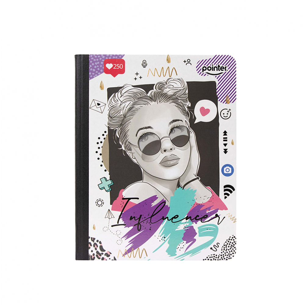 Cuaderno - libreta rayada - de raya ancha cosido Pointer - Miniatura 2