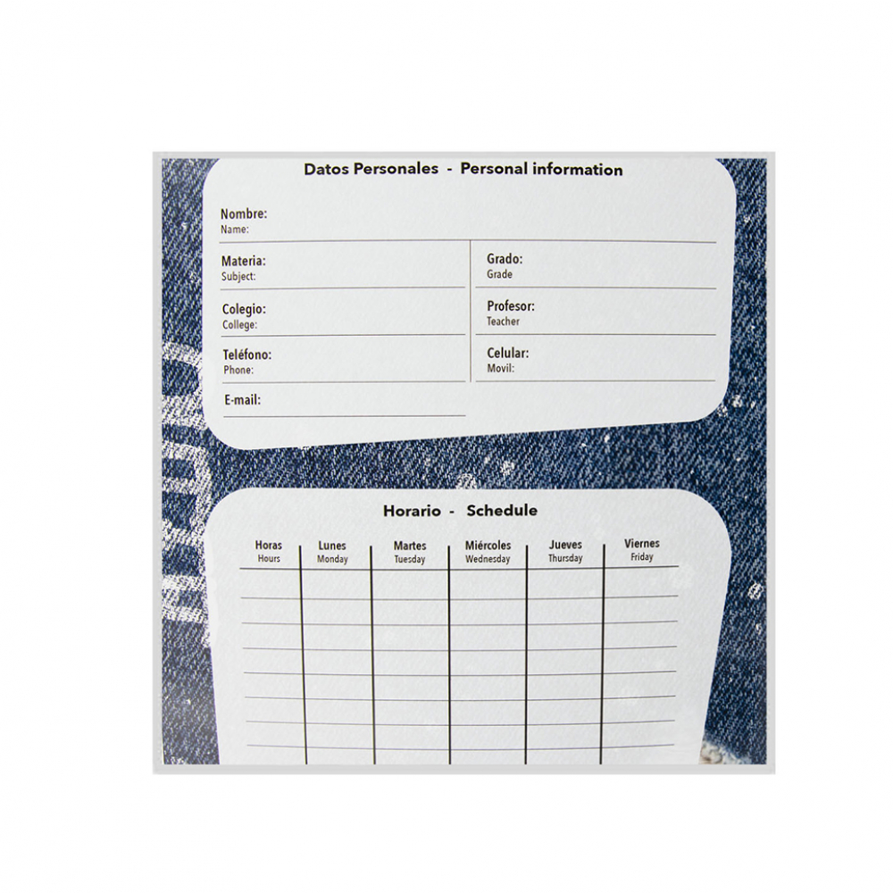 Cuaderno - libreta rayada - de raya ancha cosido Pointer - Miniatura 3