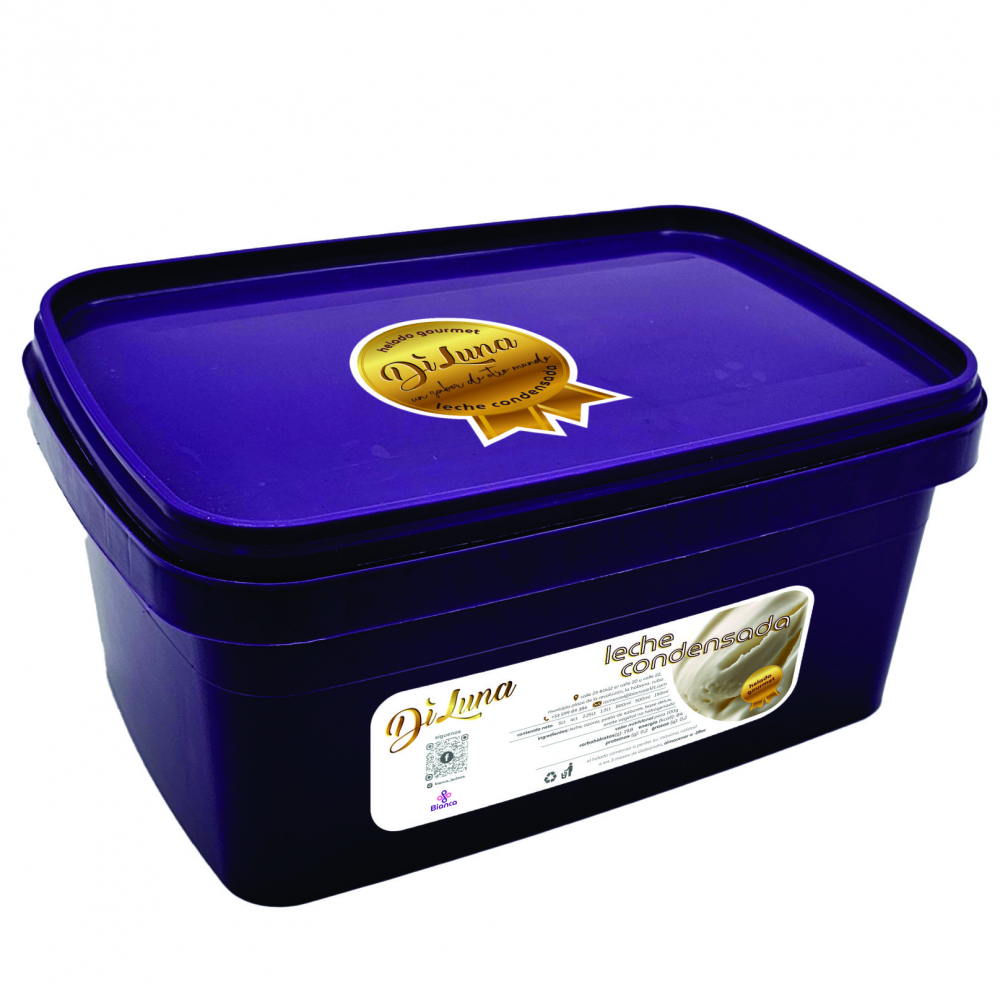Helado Gourmet Artesanal sabor Leche Condensada Diluna (1.5 L) - Miniatura 2