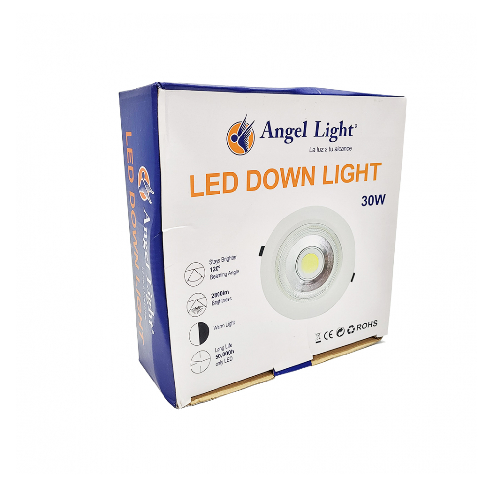 Lámpara luz cálida para empotrar en falso techo o pladur 30 W Angel Light - Miniatura 2