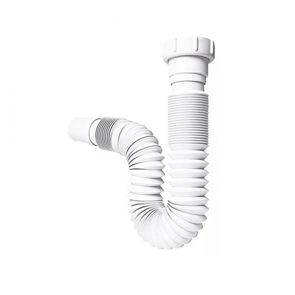 Trampa sifa - sifón - flexible extensible sin válvula 1-1/2" - 1-1/4" Griven - Miniatura 2