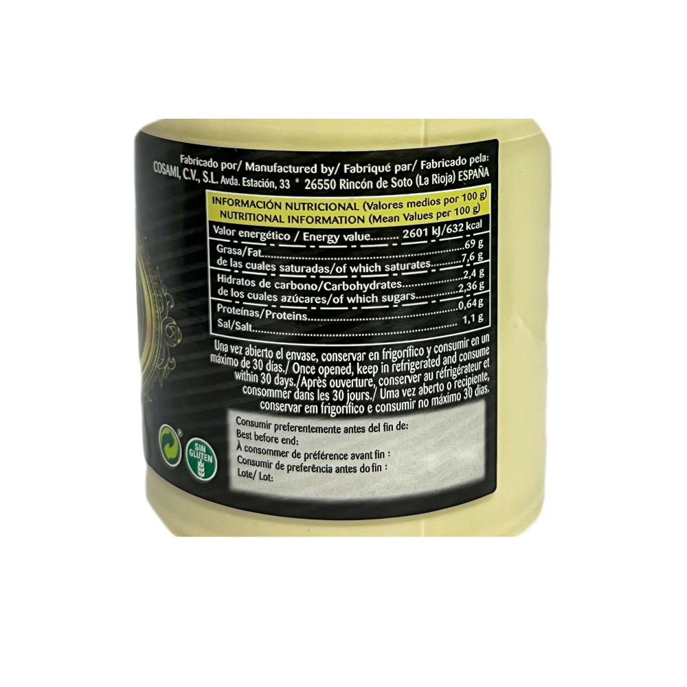 Mayonesa gourmet Cosami (3 x 465 ml) - Miniatura 3