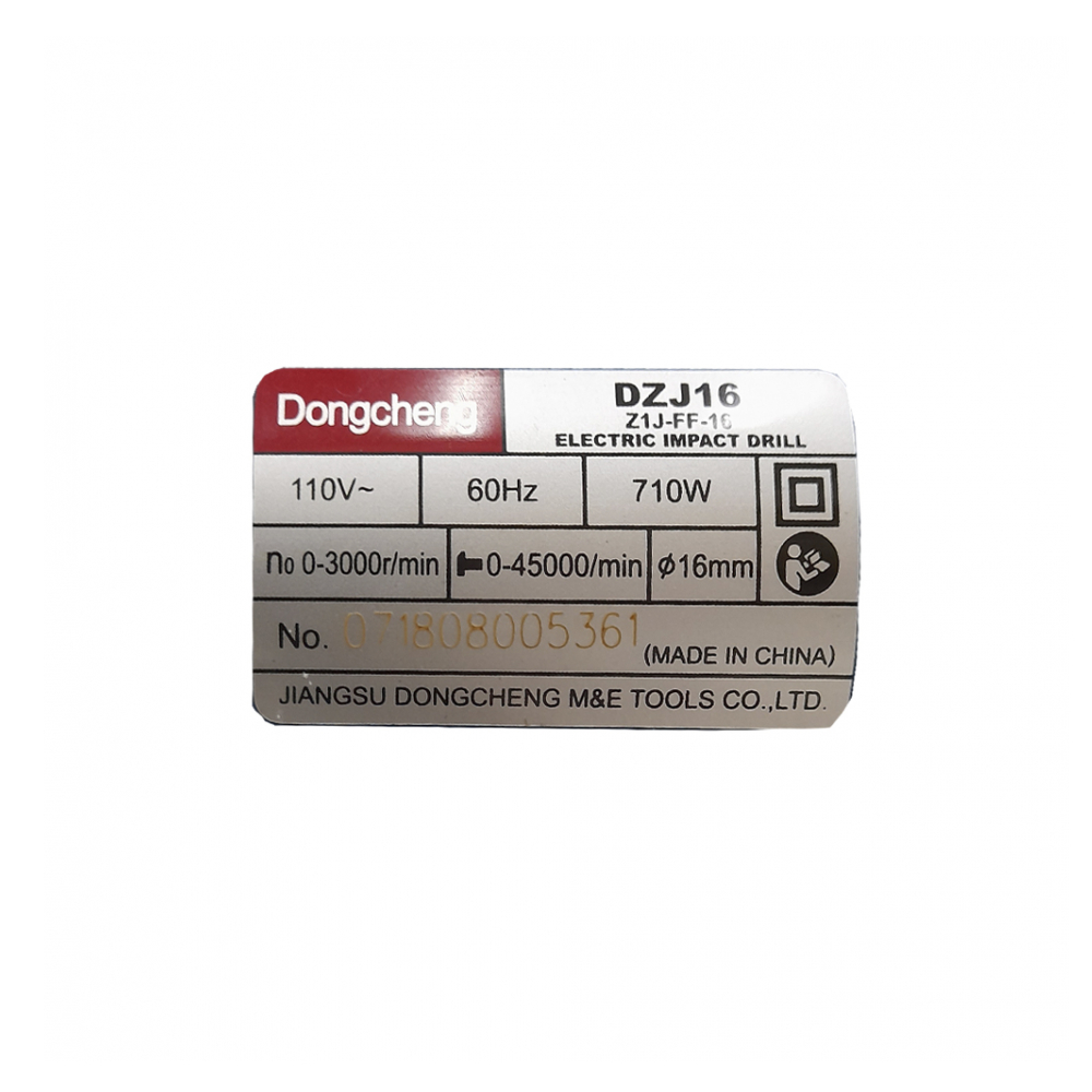 Taladro con percutor de 710 W y 16 mm DongCheng DZJ16 - Miniatura 2