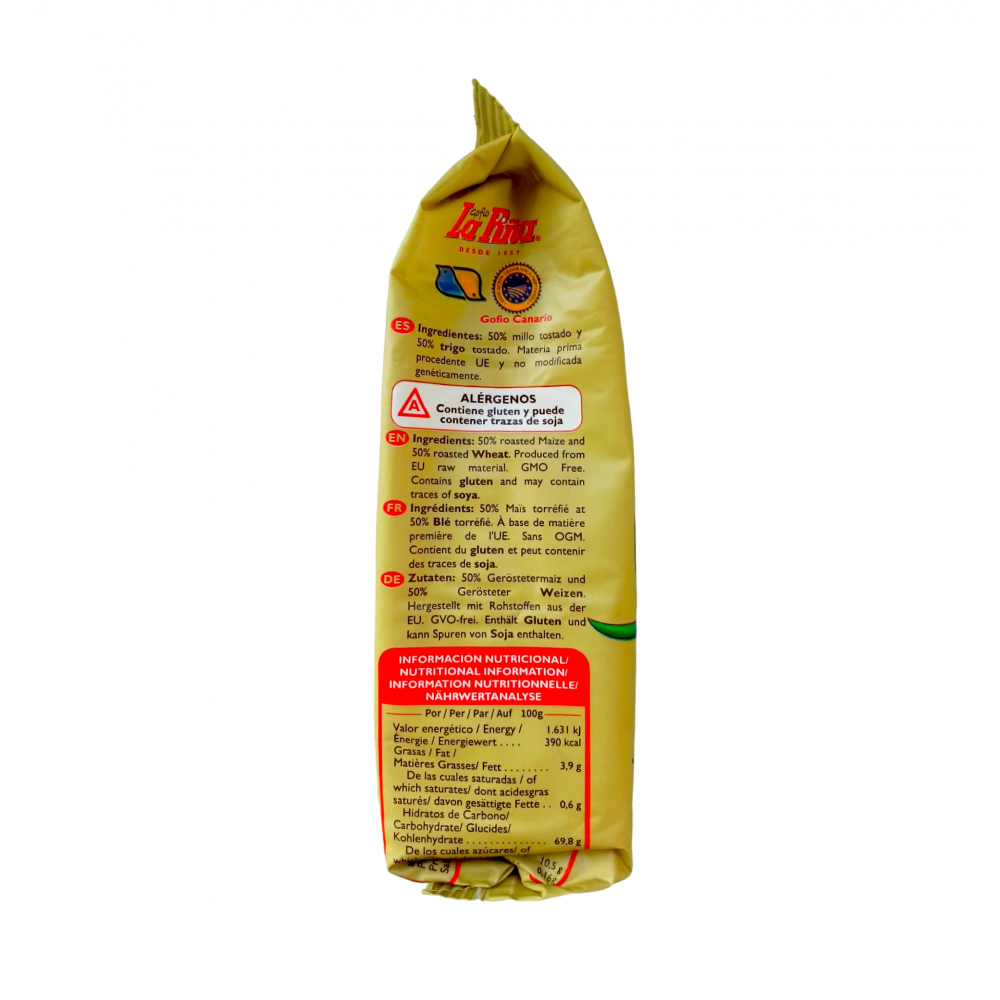 Gofio de mezcla maíz y trigo La Piña (500 g / 1.1 lb) - Miniatura 2
