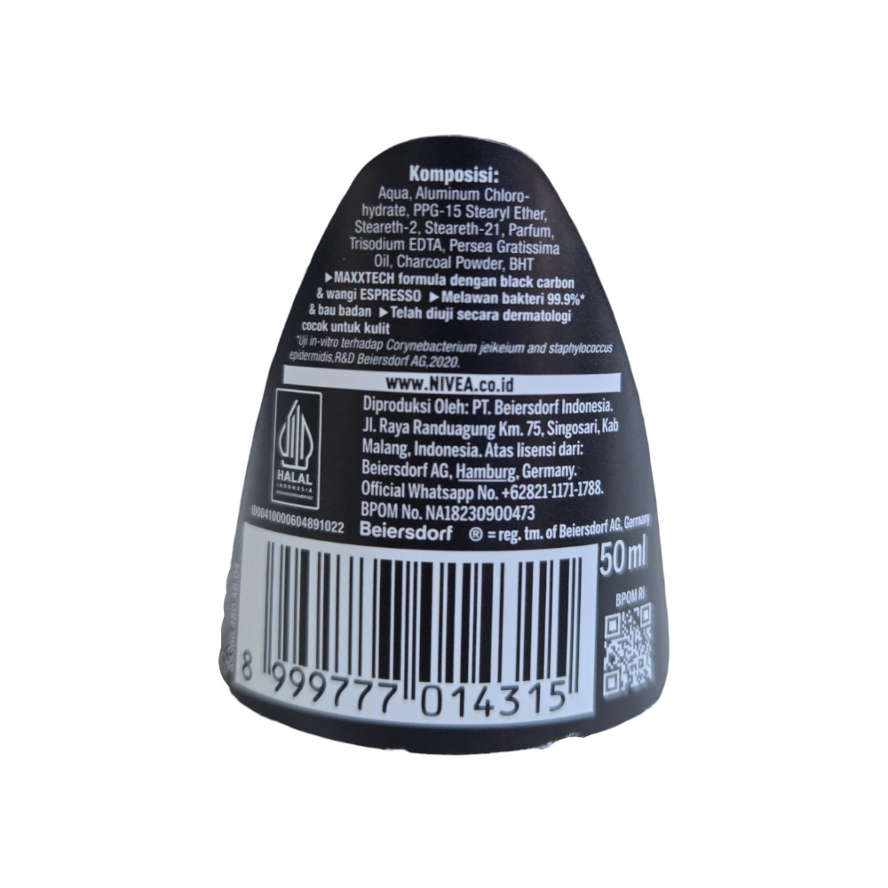 Desodorante para hombre Deep Espresso Maxx Tech Nivea (50 ml) - Miniatura 3