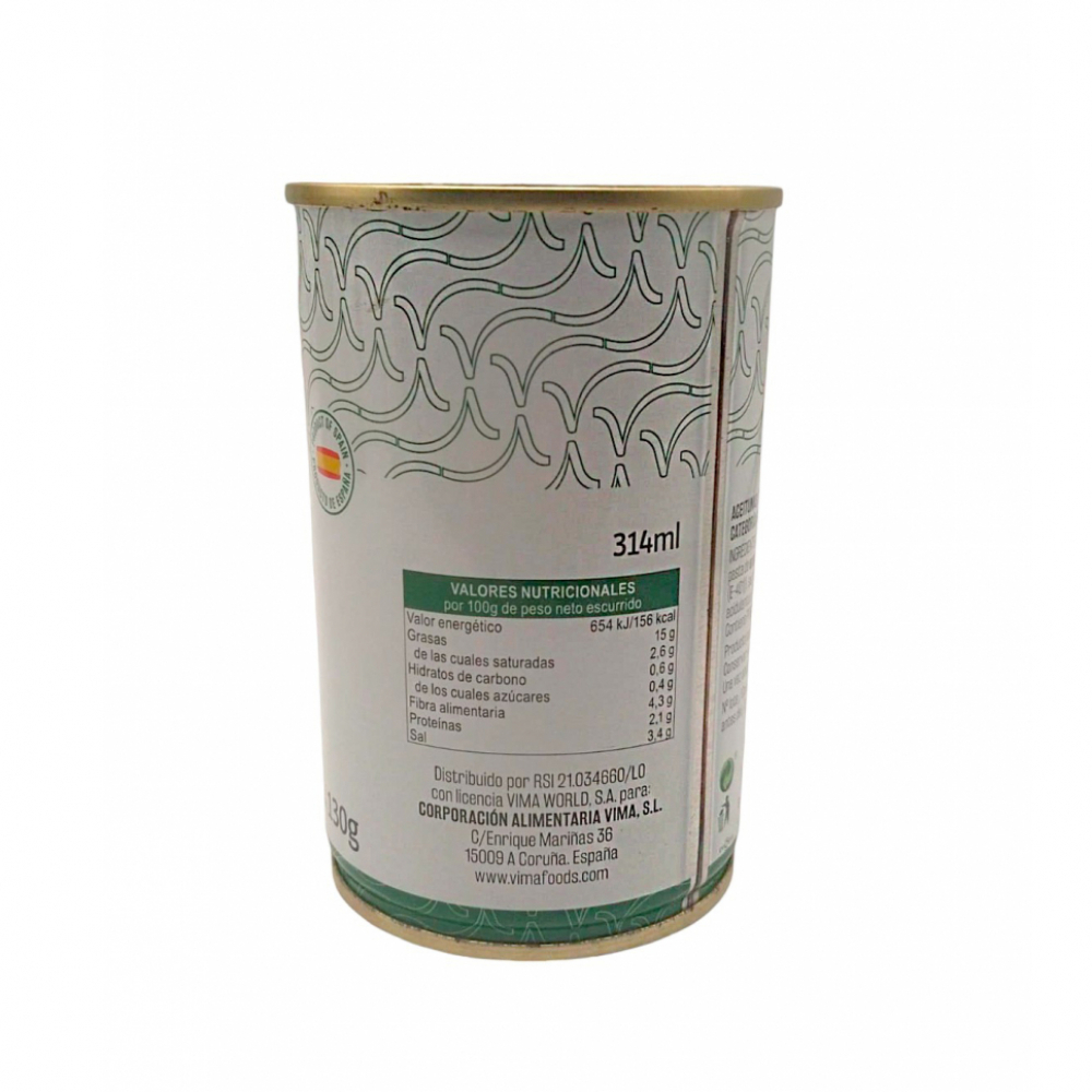 Aceitunas verdes rellenas de anchoa Vima Foods (295 g / 10.40 oz) - Miniatura 4